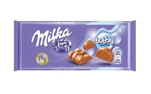 Šokoladas MILKA Bubbly Alpine Milk, 90 g