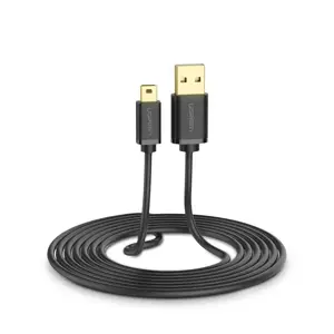 Ugreen USB - mini USB cable 480 Mbps 2 m black (US132 30472)