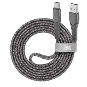 KABELIS USB-C Į USB2.0 1,2 M/PILKA PS6102 GR12 RIVACASE