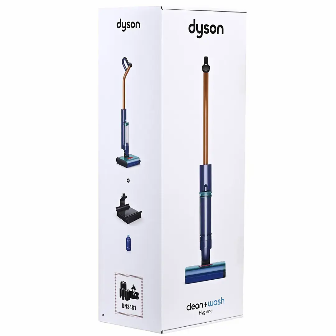 Dyson Clean + Wash Hygiene Electric mop Battery Dry&wet Bagless Blue, Copper