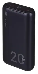 SILICON POWER QS 15 Powerbank 20000 Juoda