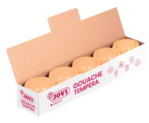 Guašas JOVI Scholar, 5vnt. po 35ml, smėlio sp.