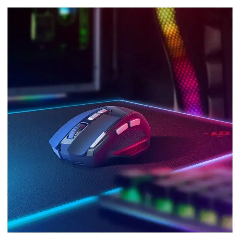 MOUSE DEFENDER GM-885 KNIGHT RF WIRELESS 3200dpi 8P BLACK