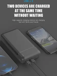 Platinet power bank 30000mAh PMPB30W707, black