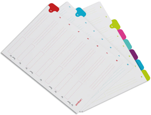 A4 Dividers Cardboard Ambar School 10P