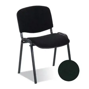 Lankytojų kėdė NOWY STYL ISO BLACK, odos pakaitalas, V - 4, juoda sp.