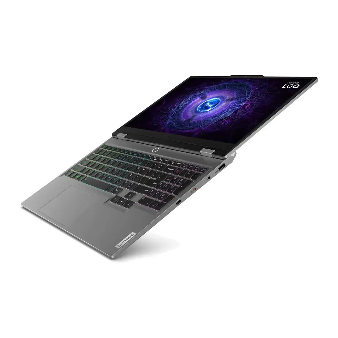 Lenovo LOQ 15IAX9 i5-12600HX 15.6" FHD IPS 300 nits 144Hz AG 16GB DDR5 4800 512GB SSD GeForce RTX 4050 6GB LAN 720p webcam 60Wh Win11 Luna Grey