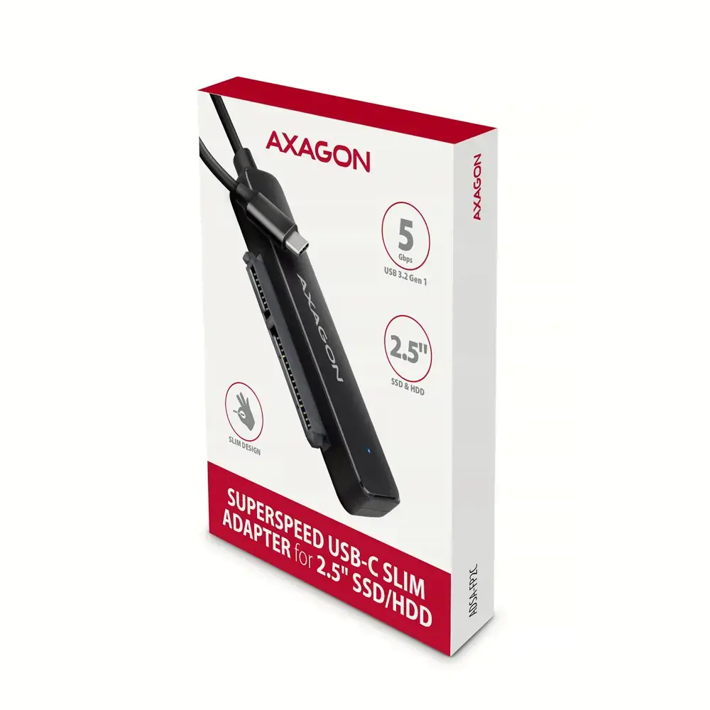 AXAGON ADSA-FP2C USB-C 3.2 Gen1 - SATA 6G 2.5" HDD/SSD FASTPort2 Adapter