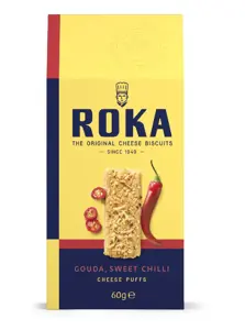 Sūrio trapučiai ROKA Gouda, su saldžiaisias čili pipirais, 60 g