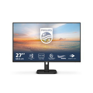 Philips 1000 series 27E1N1100A/00, 68.6 cm (27"), 1920 x 1080 pixels, Full HD, LCD, 4 ms, Black