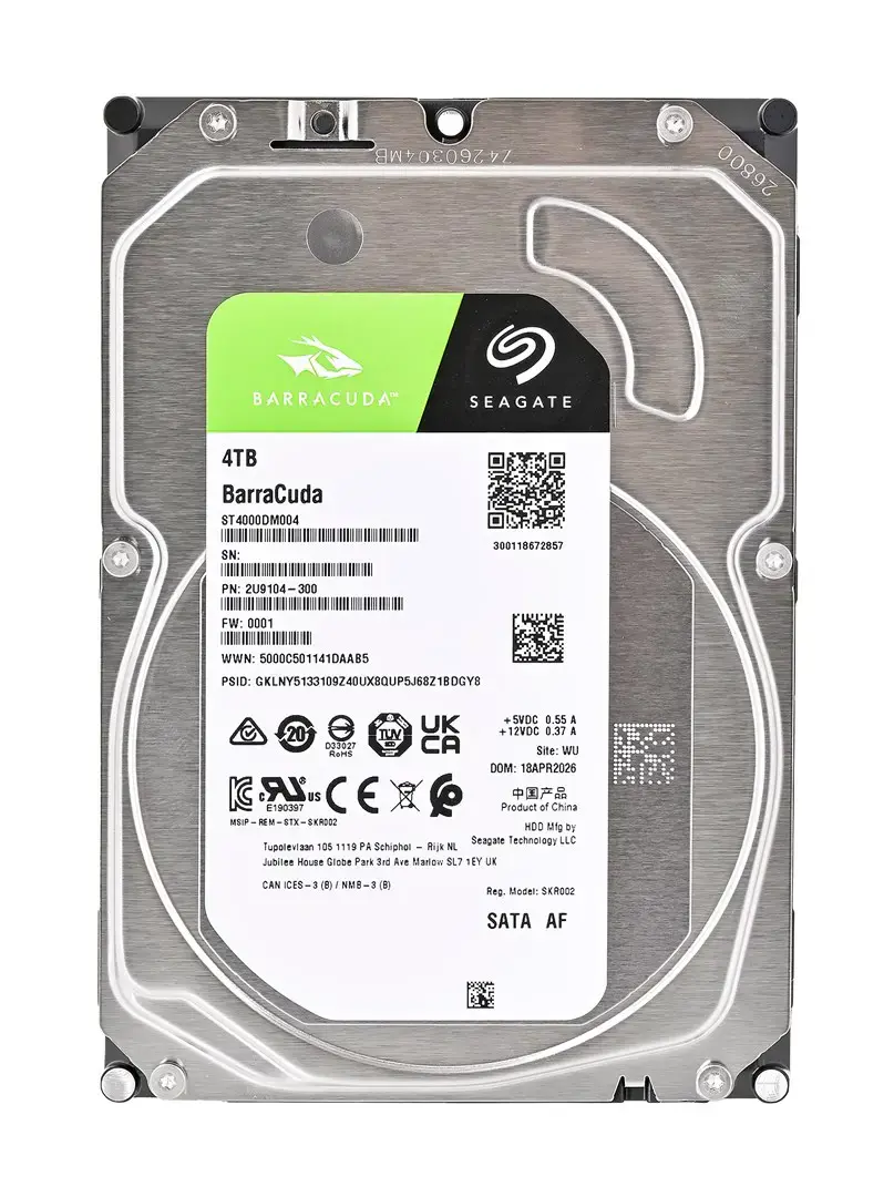 Kietasis diskas Seagate IAIDMA0375 4 TB 3,5" 5400 aps/min SATA III 4 GB