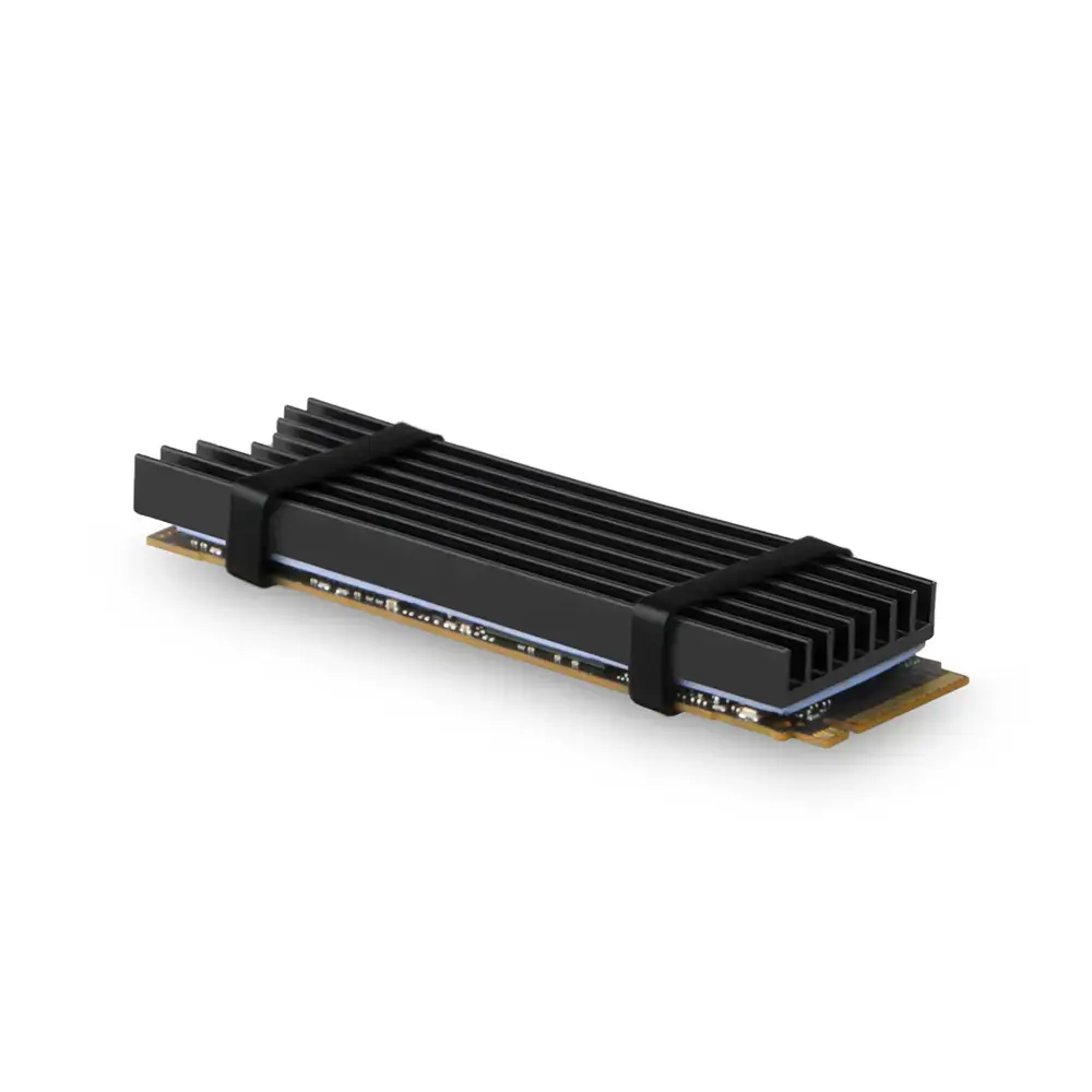 "AXAGON CLR-M2L6" pasyvusis - M.2 SSD, 80 mm SSD, ALU korpusas, silikoninės šiluminės pagalvėlės, aukštis 6 mm