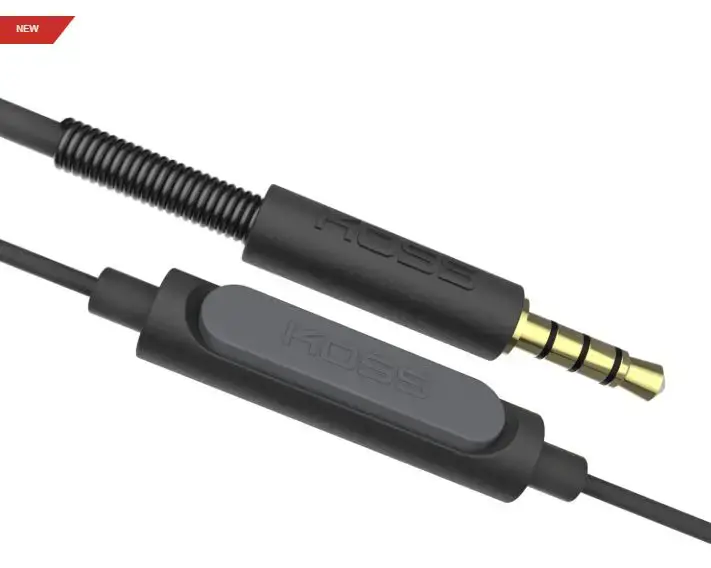 "Koss" ausinės PORTA PRO CLASSIC laidinės, 3,5 mm, ant ausų, juodos/ sidabrinės spalvos