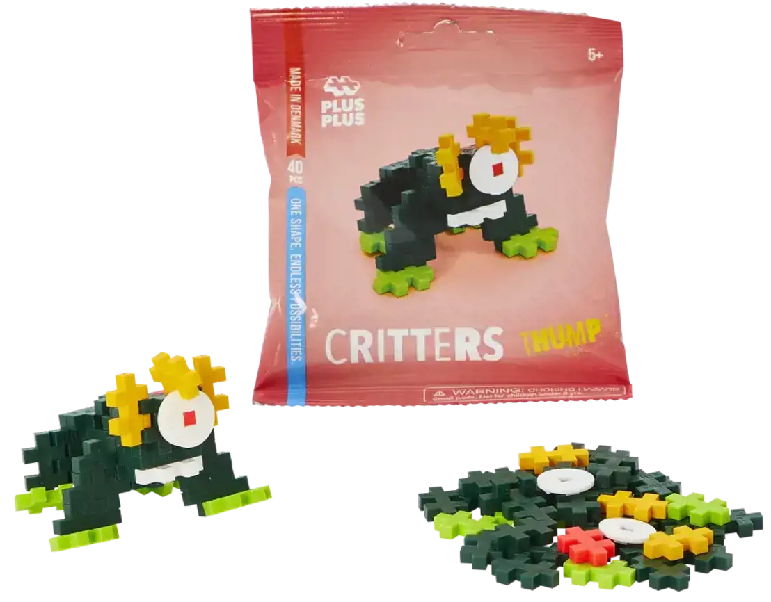 Plus Plus konstruktorius, Monstriukas, raudonas