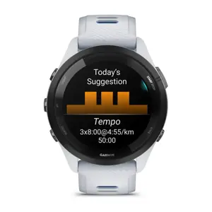 "Garmin Forerunner 265 Music", baltos spalvos