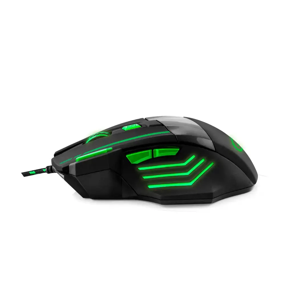 ESPERANZA EGM201G WIRED MOUSE FOR GAMERS 7D OPT. USB MX201 WOLF GREEN