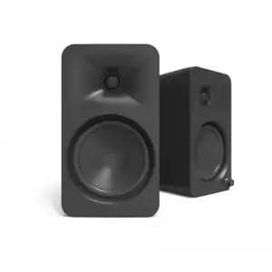 KANTO AUDIO 140W POWERED REFERENCE DESKTOP SPEAKERS WITH BLUETOOTH - BLACK, PAIR (INCLUDES TYPE C P…