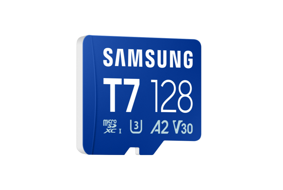 Samsung MicroSD card | T7 | 128 GB | microSDXC | Flash memory class U3, V30, A2