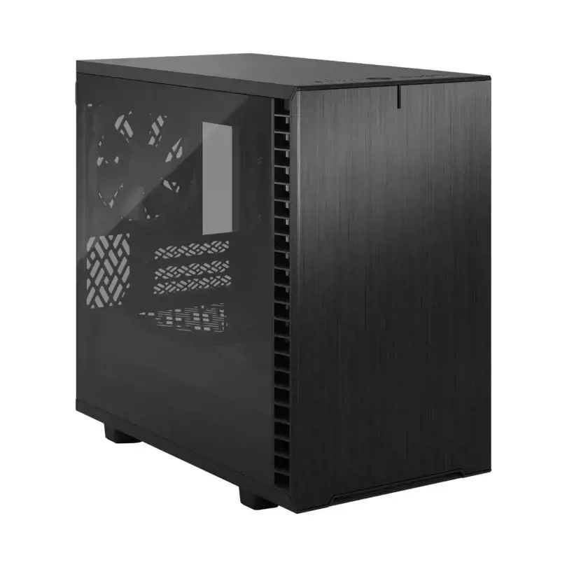 Fractal Design Define 7 Nano Black TG Light Tint, Mini ITX, Mini-DTX, maitinimo šaltinis pridedamas Ne