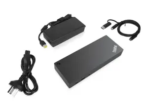 LENOVO ThinkPad Hybrid USB A/C dokas 2xDisplayPort 2xHDMI 2x3840x2160-60Hz 1Gbit LAN 1xUSB-C priekyje 5xUSB-A 2xUSB2.0 3xUSB3.0 (ES)