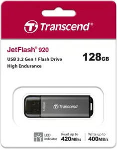 TRANSCEND JetFlash 920 USB 128GB USB3.2 rašiklinis diskas TLC High Speed