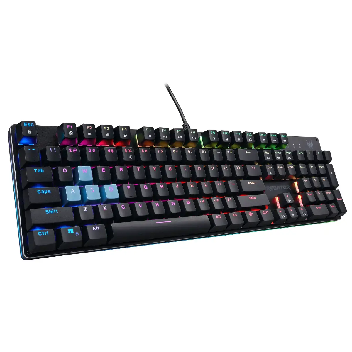 Acer Predator Aethon 303, Full-size (100%), USB, Mechanical, QWERTY, Black