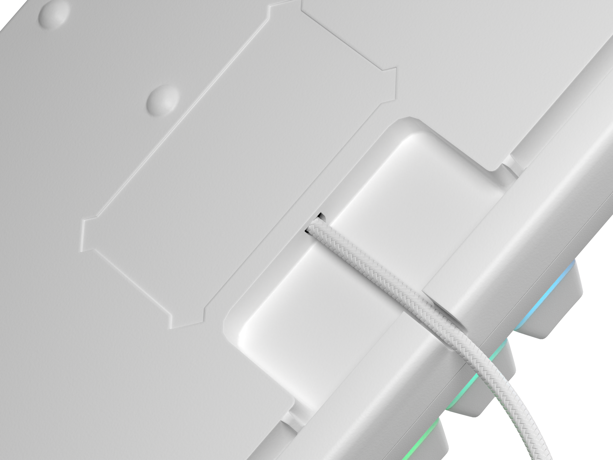 Genesis | THOR 303 | Mechanical Gaming Keyboard | Wired | US | Outemu Peach Silent | White