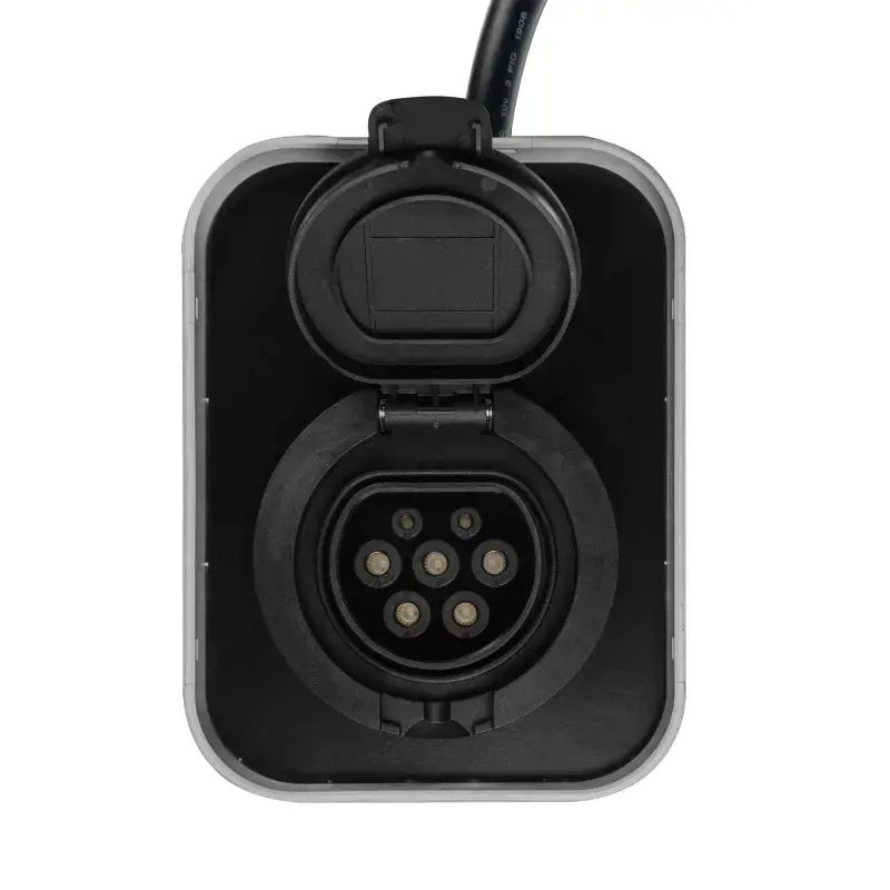 GREEN CELL sieninė dėžutė su 2 tipo kištukiniu lizdu 32A 3P 22kW