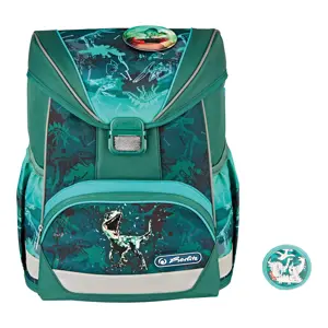Forminė kuprinė Herlitz UltraLight Green Rex, 36 x 28 x 21 cm