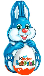 KINDER velykų kiškis su siurprizu, 75 g