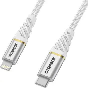 "OTTERBOX" AUKŠČIAUSIOS KOKYBĖS USB C-LIGHTNING 1 M USB-PD KABELIS, BALTAS