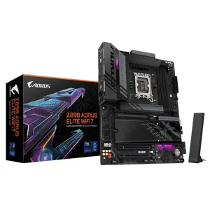 Mainboard GIGABYTE Intel Z890 LGA1851 ATX Memory DDR5 Memory slots 4 2xPCI-Express 4.0 4x. 1xPCI-Ex…