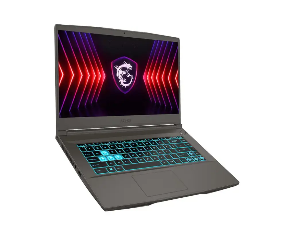 MSI Thin 15 B13VE-3091XPL Intel® Core™ i5 i5-13420H Laptop 39.6 cm (15.6") Full HD 16 GB DDR4-SDRAM 512 GB SSD NVIDIA GeForce RTX 4050 Wi-Fi 6E (802.11ax) NoOS Black