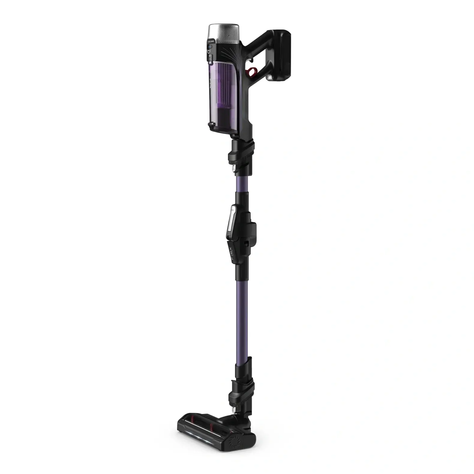 TEFAL Vacuum Cleaner | TY2039WO X-force Flex | Cordless operating | 250 W | Black/Purple