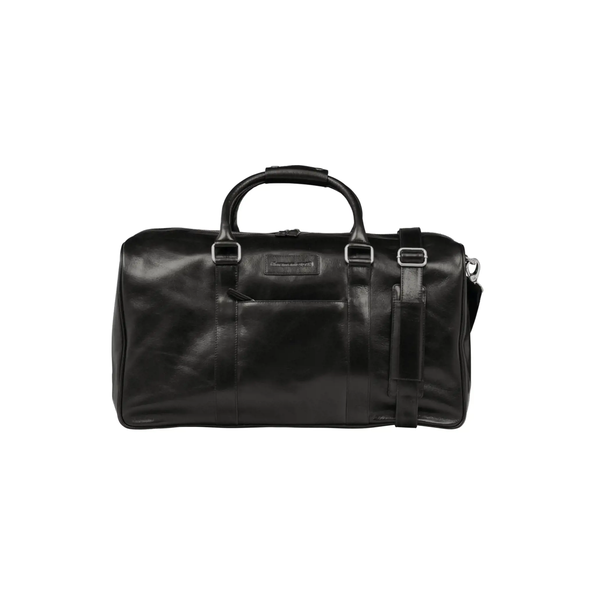 dbramante1928 "Aalborg" savaitinis krepšys - Juodas, su dirželiu per petį, 1,75 kg