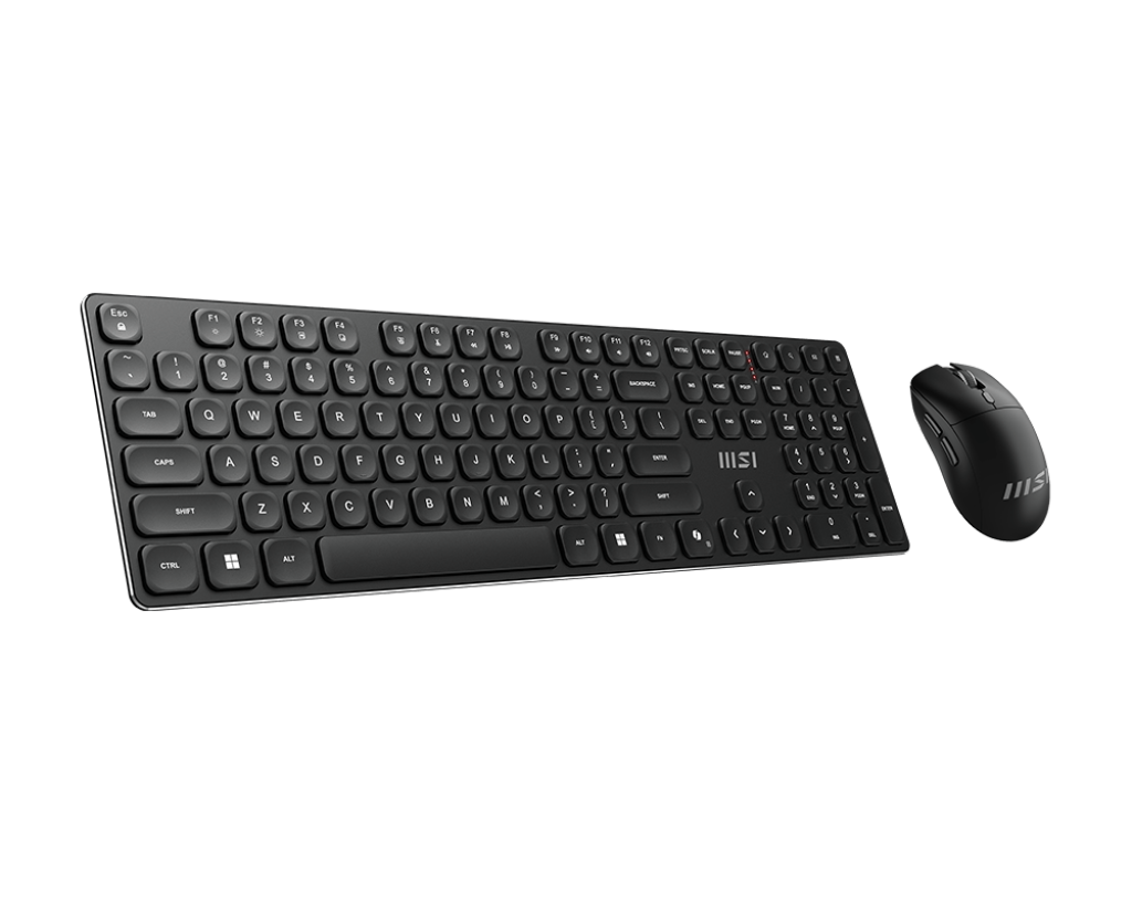 MSI | FORGE K210 | Keyboard and Mouse Set | Wireless | Mouse included | US | Scissor | Black