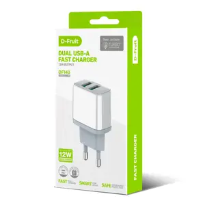 D-Fruit charger 12W 2xUSB-A DF143