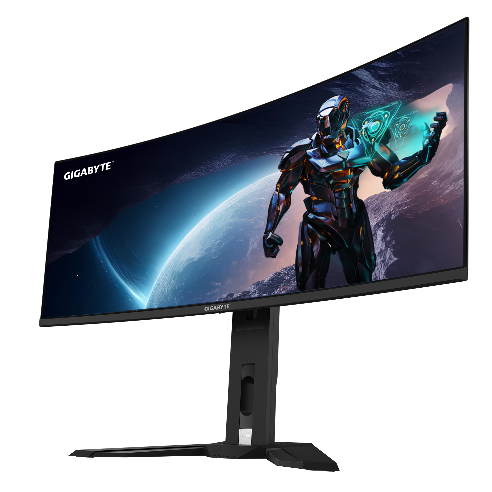 GIGABYTE MO34WQC2 34” OLED WQHD Curved Gaming Monitor - 3440x1440(WQHD), 240Hz, 0.03ms, KVM, 250 cd/m2, FreeSync Premium Pro, DisplayHDR True Black 400, HDMI 2.1, Displayport 1.4, 86.4 cm (34"), 3440 x 1440 pixels, Wide Quad HD, OLED, 0.03 ms, Black