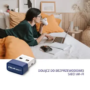 QOLTEC belaidis mini "Bluetooth" USB "WiFi" adapteris