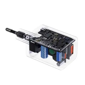 Baseus Super Si Pro Quick Charger USB + USB-C 30W (black)