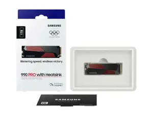 SSD diskas Samsung 990 PRO with Heatsink 2 TB, M.2, PCI Express 4.0