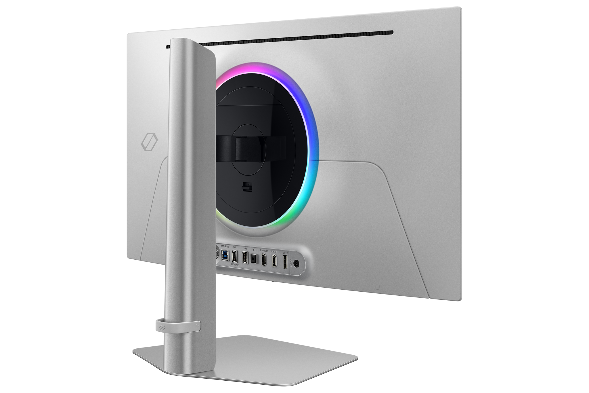 Samsung G60SD, 68.6 cm (27"), 2560 x 1440 pixels, Quad HD, OLED, 0.03 ms, Silver