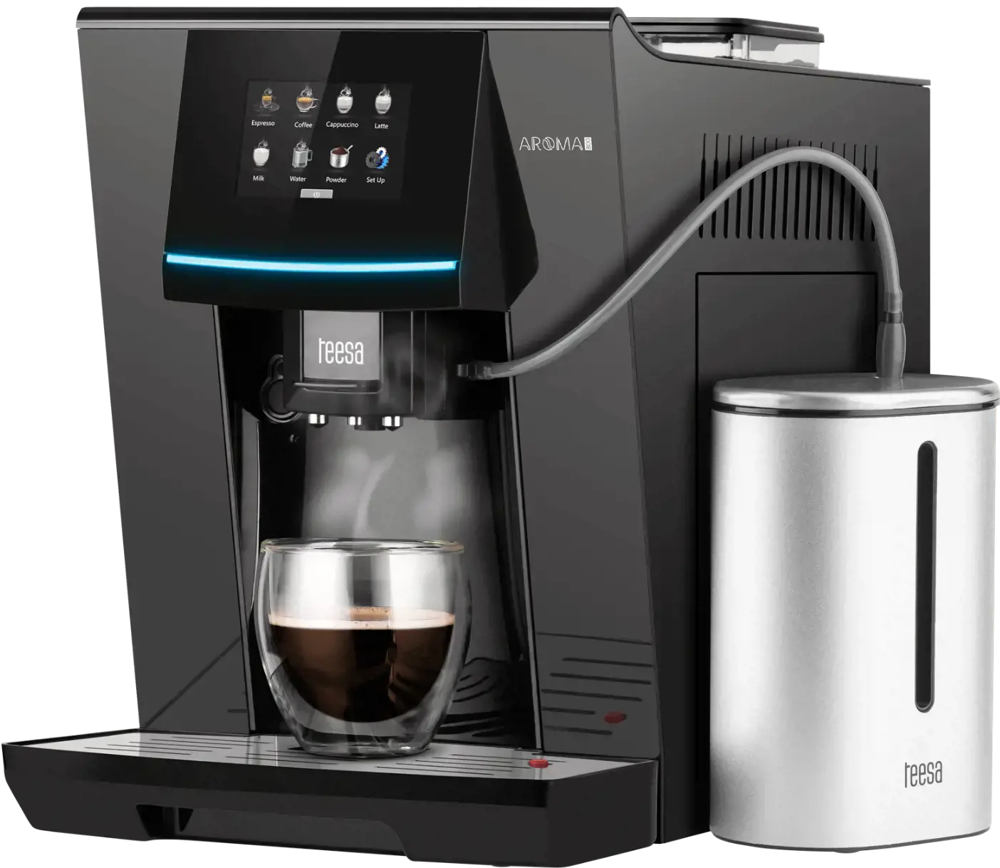 Kavos aparatas teesa TSA4008, 1500 W, Juoda, Automatinis