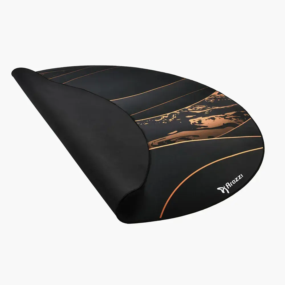 Arozzi Zona Round Floor Pad | Black/Gold