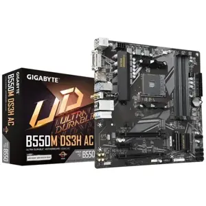 GIGABYTE B550M DS3H AC AM4 4xDDR4 4xSATA 2xM.2 1xHDMI 1xDVI