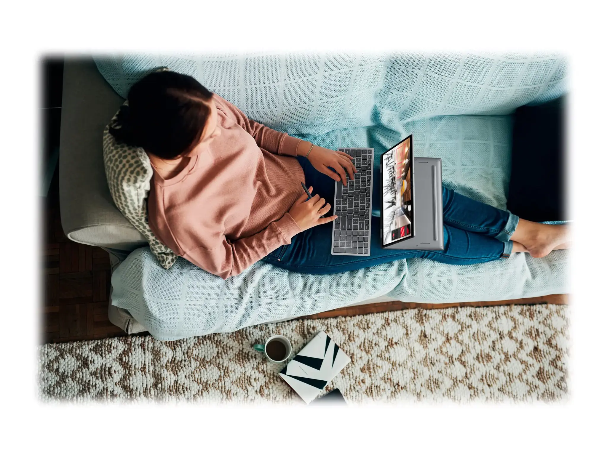 DELL KB740, pilno dydžio (100%), RF belaidis + "Bluetooth", žirklinis klavišų jungiklis, QWERTY, pilka, juoda