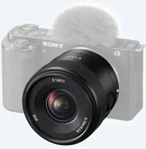 Sony SEL11F18, teleobjektyvas, 12/11, Sony E