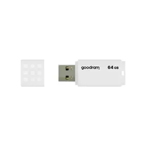 "Goodram UME2", 64 GB, A tipo USB, 2.0, 20 MB/s, dangtelis, balta