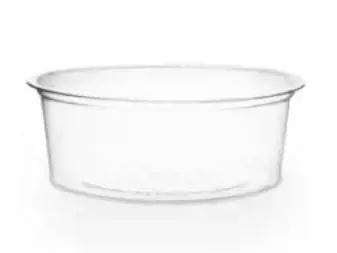 Vienkartiniai indeliai padažui , PLA, skaidrus, 60 ml, 100 vnt