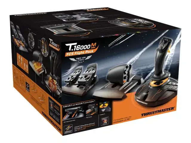 Thrustmaster Joystick T 16000M Flight Pack Black